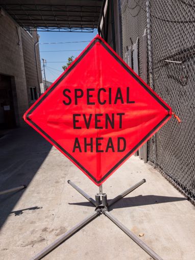 Picture of Road Sign - Special Event Ahead