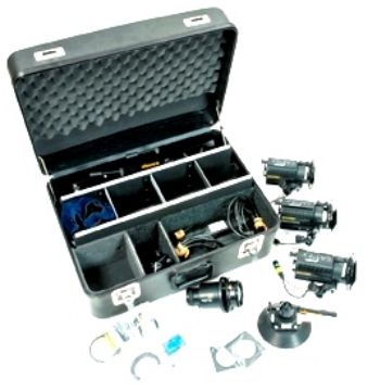 Show details for Dedolight DLH4 - 3 Light Kit - 150w Lights Picture of Dedolight DLH4 - 3 Light Kit - 150w Lights