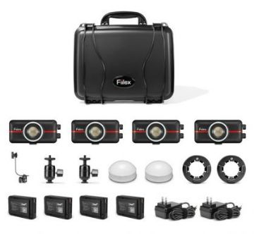 Show details for LED - Fiilex P100 4 Light Kit Picture of LED - Fiilex P100 4 Light Kit