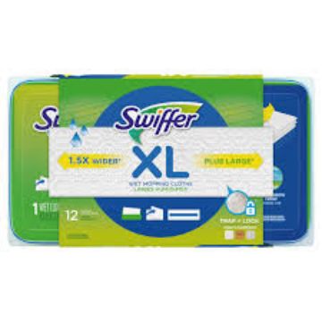 Show details for Swiffer - Refills - Wet - 12 Ct -XL Picture of Swiffer - Refills - Wet - 12 Ct -XL