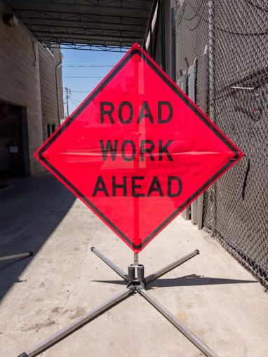 Picture of Road Sign - Road Work Ahead