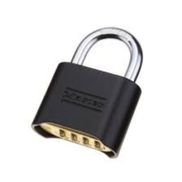 Show details for Pad Lock - BLACK  Master Lock  Combo Short Shank 178d Picture of Pad Lock - BLACK  Master Lock  Combo Short Shank 178d