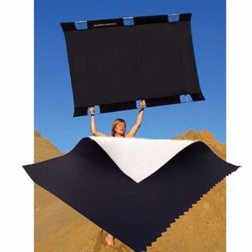 Show details for California SunBounce - 4' X 6' (Black/White)  Fabric Only Picture of California SunBounce - 4' X 6' (Black/White)  Fabric Only