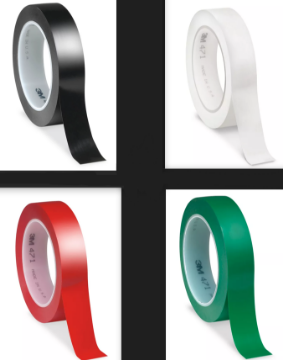 Show details for 2" Marlay Vinyl Tape - Black, White, Red, Green (Dance Tape) Picture of 2" Marlay Vinyl Tape - Black, White, Red, Green (Dance Tape)