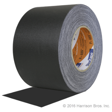 Show details for 4" Black Gaffers Tape Picture of 4" Black Gaffers Tape