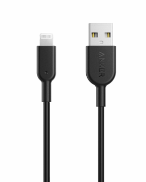 Show details for Anker - iPhone Lightning Cord 3’ Picture of Anker - iPhone Lightning Cord 3’