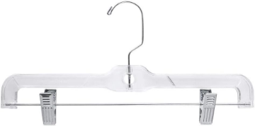 Show details for Box of Pant (bottom) Clear Hangers (100 ct) Picture of Box of Pant (bottom) Clear Hangers (100 ct)