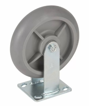 Show details for Casters - 8" X 2" Rigid Gray - Round Picture of Casters - 8" X 2" Rigid Gray - Round