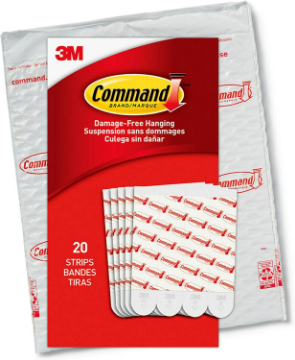 Show details for Command Hooks - Large Refill Strips 20 Count Picture of Command Hooks - Large Refill Strips 20 Count