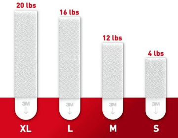 Show details for Command Multi Pack White S, M, LG, XL Refill Strips Picture of Command Multi Pack White S, M, LG, XL Refill Strips