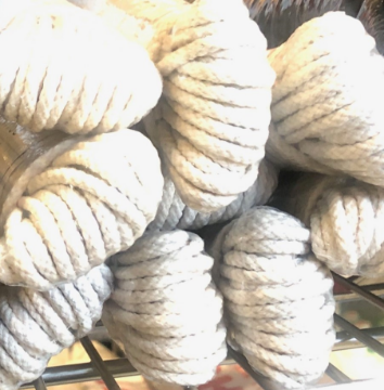 Show details for Cotton Sash Cord #8 White 1/4” x 100ft Picture of Cotton Sash Cord #8 White 1/4” x 100ft