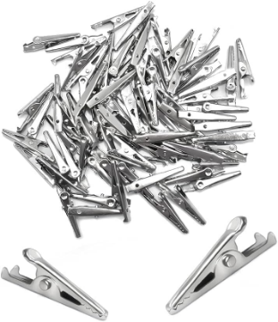 Show details for Crocodile Gator Clips - Croco Clips Picture of Crocodile Gator Clips - Croco Clips