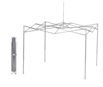 Show details for EZUP - 10x10 Aluminum Frame Picture of EZUP - 10x10 Aluminum Frame