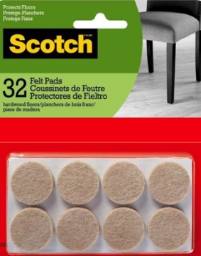 Show details for Felt Pads - 48ct Protective Pack                       brown /beige Picture of Felt Pads - 48ct Protective Pack                       brown /beige