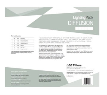 Show details for Gel Sheet Pack - Lee Diffusion Picture of Gel Sheet Pack - Lee Diffusion