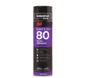Show details for Glue - 3M Spray Adhesive 80 - Rubber & Vinyl Picture of Glue - 3M Spray Adhesive 80 - Rubber & Vinyl