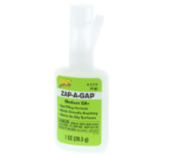 Show details for Glue - ZAP A Gap medium 1 oz pt 02 Picture of Glue - ZAP A Gap medium 1 oz pt 02