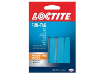 Show details for Loctite Fun- Tak Blue Mounting Tabs Picture of Loctite Fun- Tak Blue Mounting Tabs