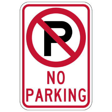 Show details for No Parking Sign Picture of No Parking Sign