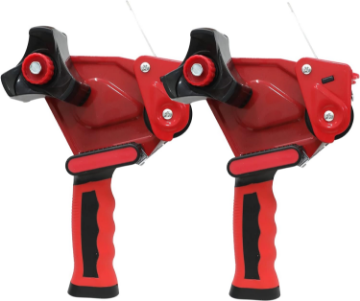 Show details for Packing Tape Gun + 2 ROLL Tape Kit - Red Picture of Packing Tape Gun + 2 ROLL Tape Kit - Red