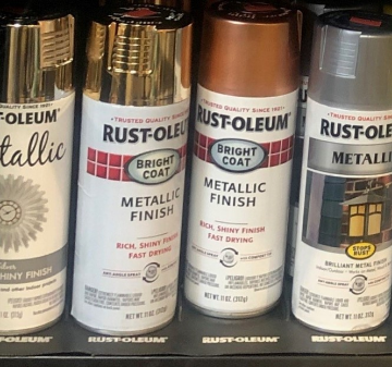 Show details for Paint - Rust-oleum Gold/Silver Picture of Paint - Rust-oleum Gold/Silver