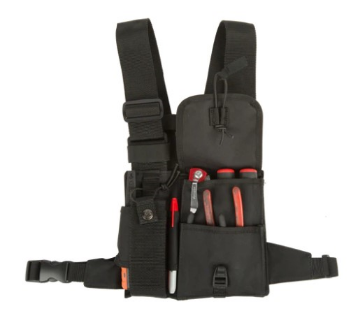 Show details for Reyes Radio Chest Pouch Picture of Reyes Radio Chest Pouch