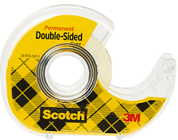Show details for Scotch Tape - Double Sided- Yellow Picture of Scotch Tape - Double Sided- Yellow