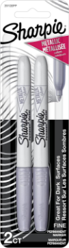 Show details for Sharpie  - Silver 2 pack Picture of Sharpie  - Silver 2 pack