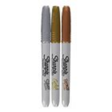 Show details for Sharpie - Silver Gold Bronze - metallic   6 pack Picture of Sharpie - Silver Gold Bronze - metallic   6 pack