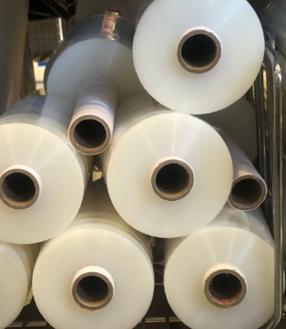 Show details for Pallet Wrap On A Roll - 5" Small Shrink Wrap-1000’ Picture of Pallet Wrap On A Roll - 5" Small Shrink Wrap-1000’