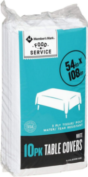 Show details for Tablecloth - 10 Pack Paper Picture of Tablecloth - 10 Pack Paper