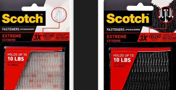 Show details for Velcro Scotch - Dual Lock 1”x 3” Clear/Black Picture of Velcro Scotch - Dual Lock 1”x 3” Clear/Black