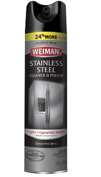 Show details for Weiman Stainless Cleaner - Aerosol Picture of Weiman Stainless Cleaner - Aerosol