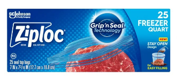 Show details for Zip Lock Bags -  Quart - Box Picture of Zip Lock Bags -  Quart - Box