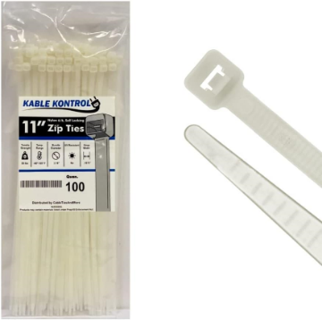 Show details for Zip Ties - 11" White
Kable Kontrol Picture of Zip Ties - 11" White
Kable Kontrol