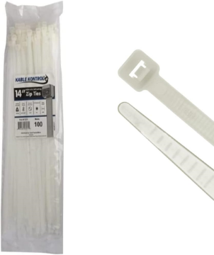 Show details for Zip Ties - 14" White
Kable Kontrol Picture of Zip Ties - 14" White
Kable Kontrol