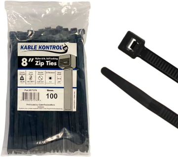 Show details for Zip Ties - 8" Black
Kable Kontrol Picture of Zip Ties - 8" Black
Kable Kontrol