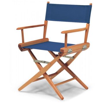 Show details for Directors Chair - Seat/Back Blue 23c Picture of Directors Chair - Seat/Back Blue 23c
