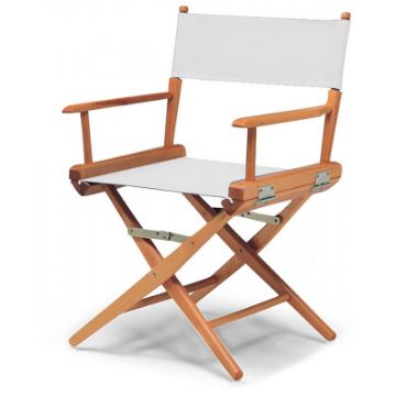 Show details for Directors Chair - Seat/Back White 6c Picture of Directors Chair - Seat/Back White 6c