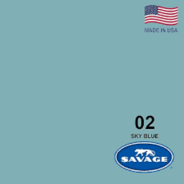 Show details for Seamless Paper - 9’ x 36’ Savage #2 Sky Blue Picture of Seamless Paper - 9’ x 36’ Savage #2 Sky Blue