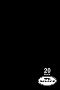 Show details for Seamless Paper - 9’ x 36’ Savage #20 Black Picture of Seamless Paper - 9’ x 36’ Savage #20 Black