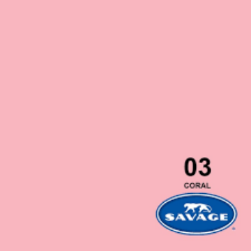 Show details for Seamless Paper - 9’ x 36’ Savage #3 Coral Picture of Seamless Paper - 9’ x 36’ Savage #3 Coral