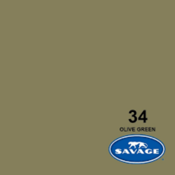 Show details for Seamless Paper - 9’ x 36’ Savage #34 Olive Green Picture of Seamless Paper - 9’ x 36’ Savage #34 Olive Green
