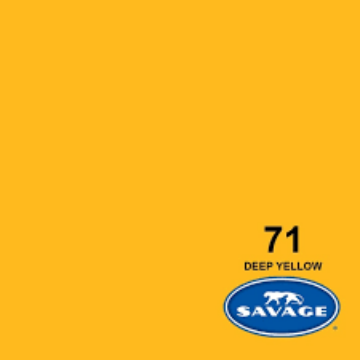 Show details for Seamless Paper - 9’ x 36’ Savage #71 Deep Yellow Picture of Seamless Paper - 9’ x 36’ Savage #71 Deep Yellow