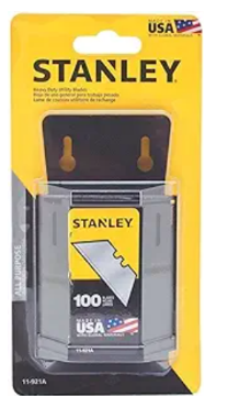 Show details for Knives - Stanley Replacement Blades- 100 Pk Picture of Knives - Stanley Replacement Blades- 100 Pk
