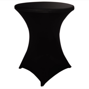 Show details for Tablecloth - Black Cocktail - Single Picture of Tablecloth - Black Cocktail - Single