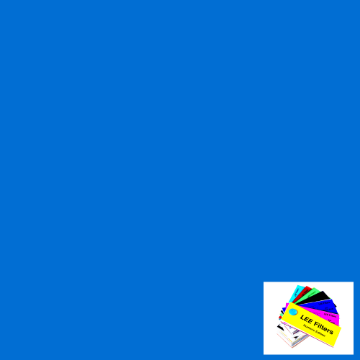 Show details for Gel Sheet - Rosco e-Colour/Lee - 195 Zenith Blue Picture of Gel Sheet - Rosco e-Colour/Lee - 195 Zenith Blue