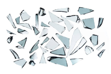 Show details for Fake Glass - Shattered Clear silicone  1lb bag Picture of Fake Glass - Shattered Clear silicone  1lb bag