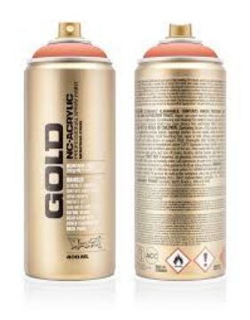 Show details for Montana Gold Acrylic Spray Paint CL.2120 - SHRIMP Picture of Montana Gold Acrylic Spray Paint CL.2120 - SHRIMP