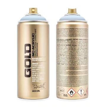 Show details for Montana Gold Acrylic Spray Paint CL.5200 - DENIM LIGHT Picture of Montana Gold Acrylic Spray Paint CL.5200 - DENIM LIGHT